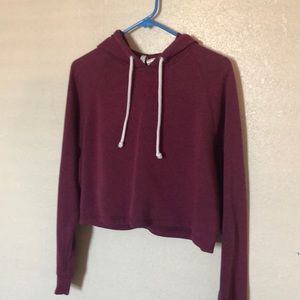 🔴 5/25 Divided Crop Hoodie M